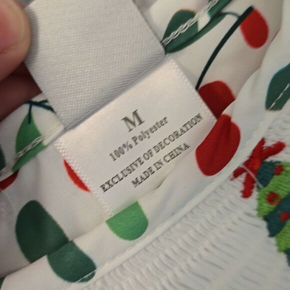 Dash of Glitter White/Red Holiday Dress, Little Girls Size Medium, EUC - Picture 5 of 8